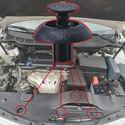 10x Auto Panel Stoßstange Schmutzfänger Abdeckung Befestigungsclip Befestigungselement Niet Für Toyota Camry XV40 XV50 2006 2007 2008 2009 2010 2011 - 2017