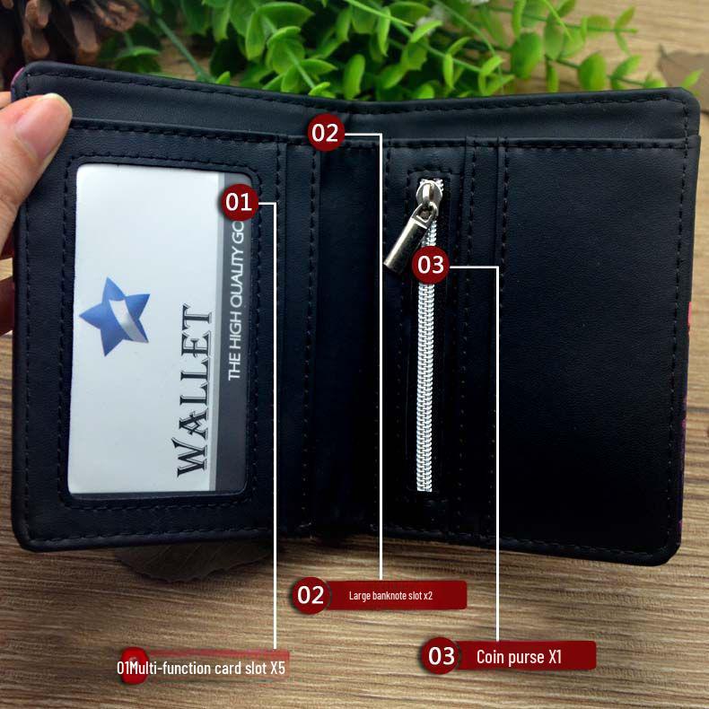 Genshin Impact Anime Game Wallet - High Quality, Authentic, One-Piece Delivery