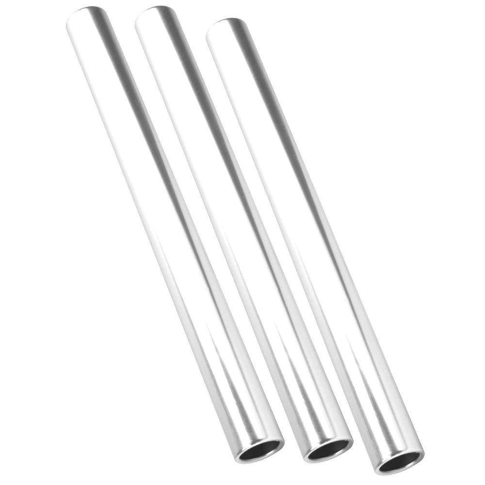 3PCS Smooth Surface Relay Baton Hollow Tube Relay Stick Durable Track Baton  Relay Race