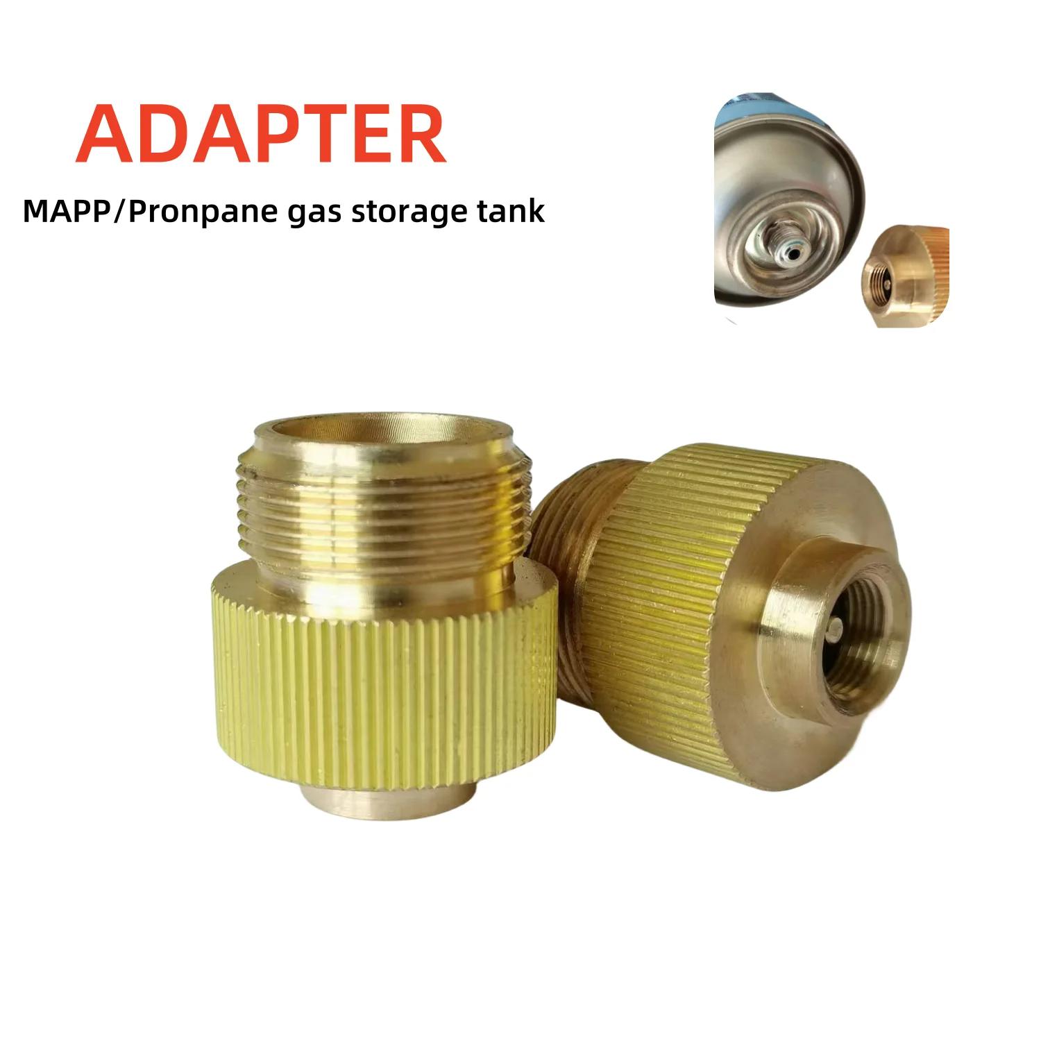 

Adaptor Canister Gas Convertor 1 -20 UNF Adapter Lindal Valve Canister to 7/16 -28UNF Propane Tank Welding Torch MAPP Gas Cans