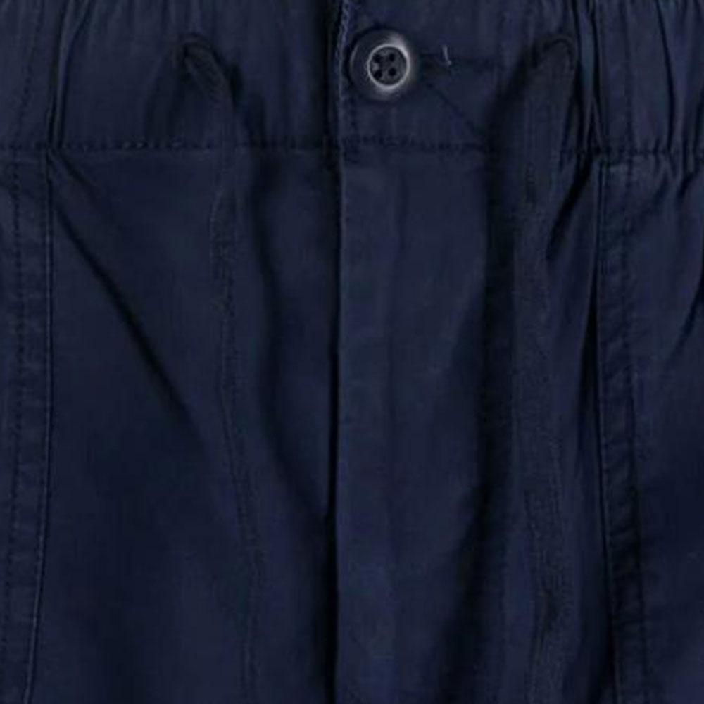 Polo Ralph Lauren SS23 Solid Color Elastic Drawstring Waist Straight Leg Casual Shorts Men Shorts Blue 710834706-001