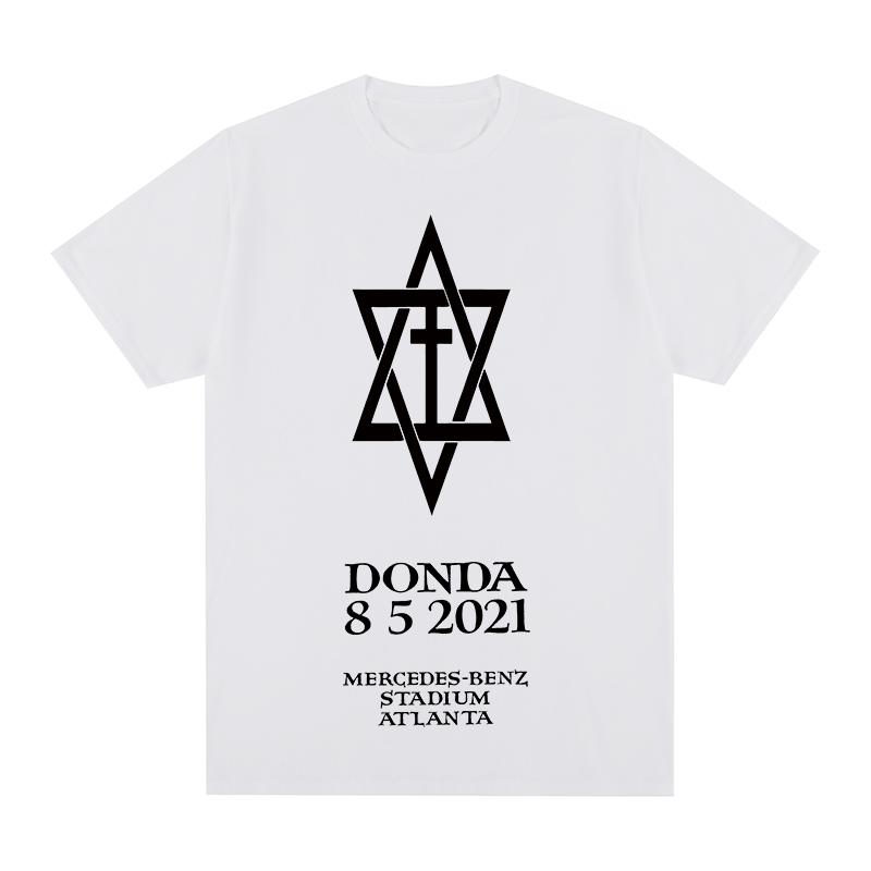 Kanye West Donda Black Party O Neck Tshirt 100 Combed Cotton Unisex T Shirt New Tee Tshirt Unisexs Tops S