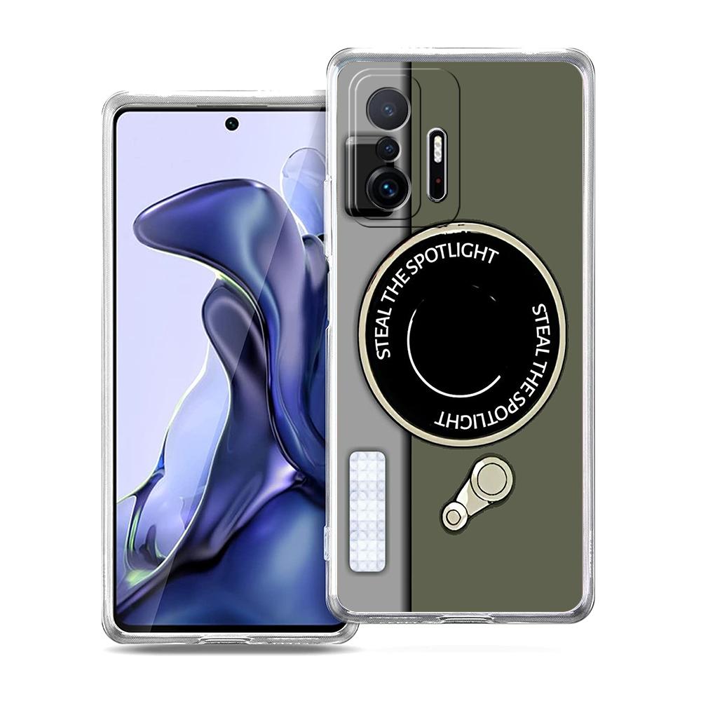 Camera Radio tape Cassette Phone Case For Xiaomi 14 13 12 Lite Mi 11 11X 13T 12T 11T For Poco X5 X4 X3 NFC F5 F4 M4 Pro 5G Cover