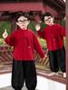 Boys' Hanfu Tang Suit: Autumn/Spring Ancient Style Performance Outfit