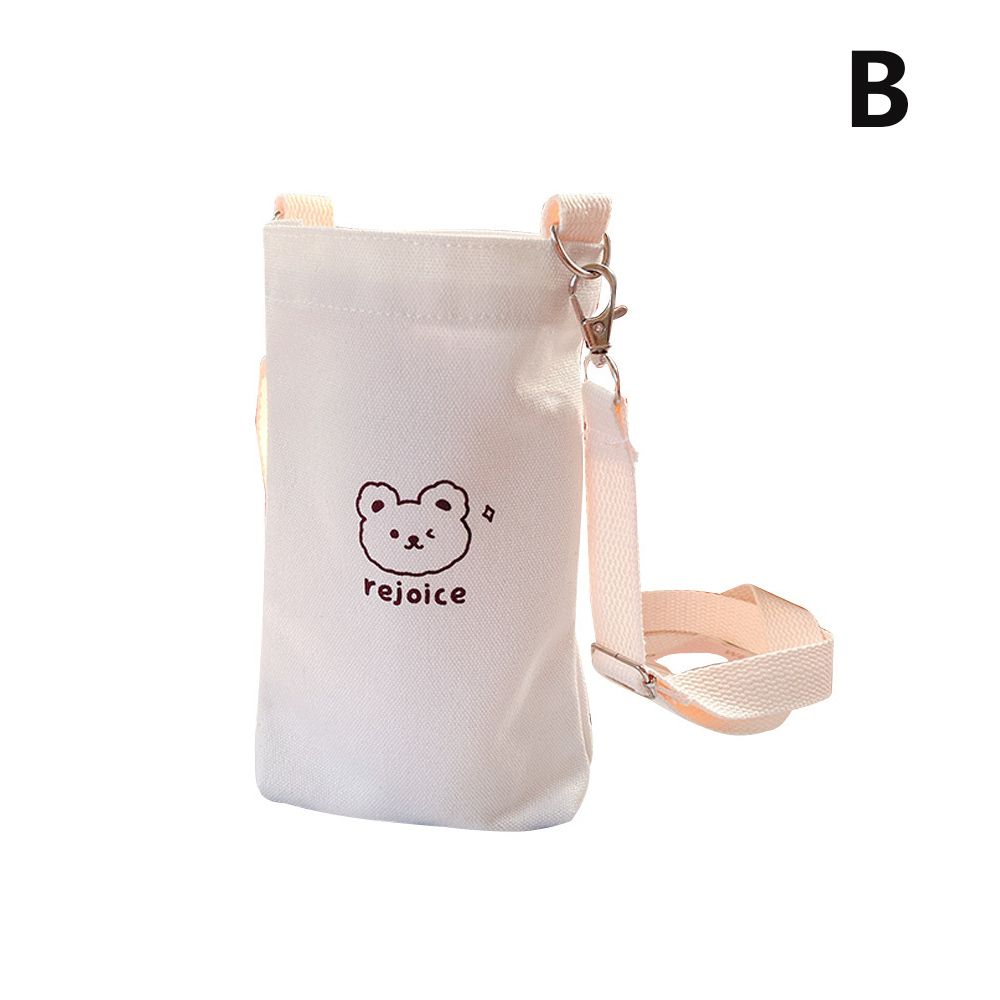 Cartoon Tragbarer Wasserbecher Ärmel Verstellbarer Schulter Crossbody Becher Flasche Riemen Reise Outdoor Becher Zubehör