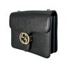 GUCCI Interlocking G Shoulder Bag black Women used