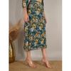 Beautiful Pleated Designer Skirt Indian Women Ethnic Middi Flared Skirt Dress