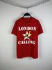 The Clash Álbum London Calling Presente Para Fãs P to 5XL Camiseta Vermelha Camiseta Unissex