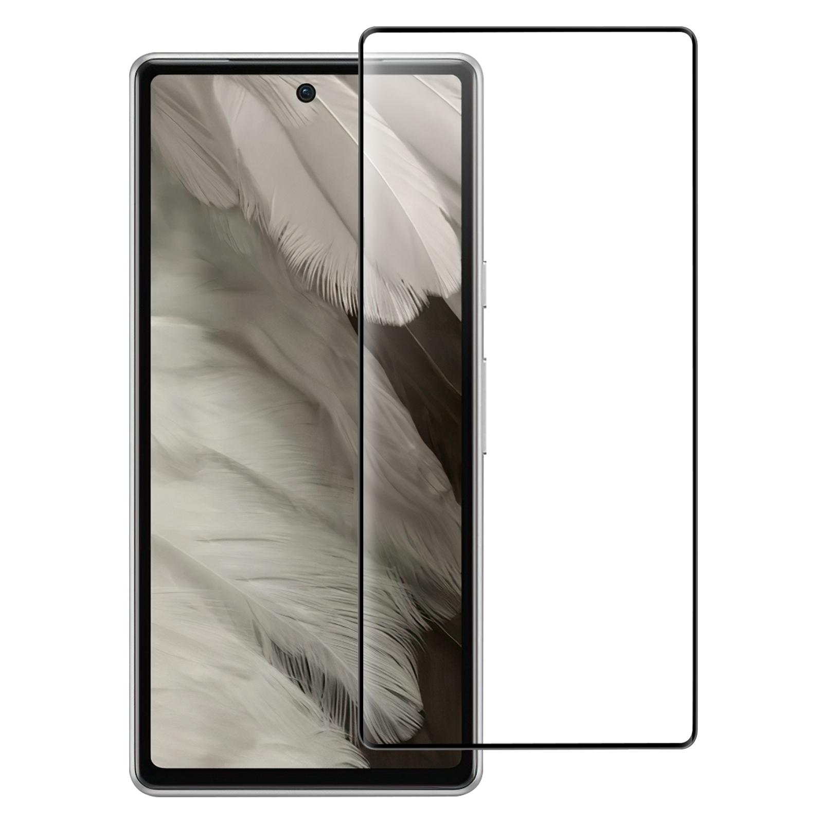 

Повноклейова захисна плівка для екрана для Google Pixel 7a Чорна рамка Захист від відбитків пальців HD Прозора плівка із загартованого скла Type A