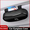 Car Glasses Clip For Rdesign V60 V40 XC60 XC90 S60 C30 V50 V70 S80 T6 Auto Sunglasses Case Box High Quality Accessorie