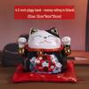 Lucky Cat Ceramic Ornaments - Cute Cartoon Decorations & Creative Gifts