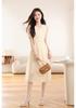 2026 Summer V-Neck Slimming Midi Dress for Middle-Aged and Elderly Women