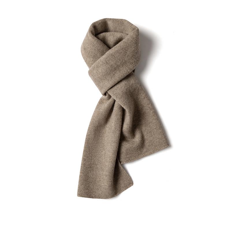 Knit Cashmere Winter Neck Gaiter Shawl Scarf for Men and Women
