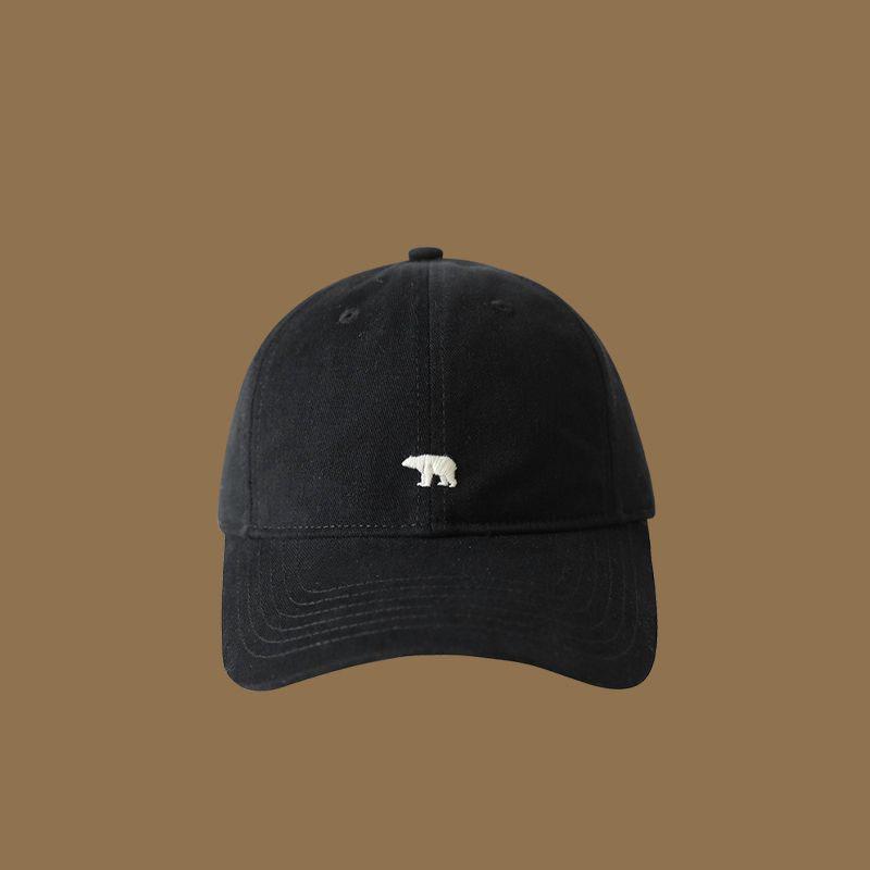 Stylish Bear Embroidered Baseball Cap Sun Protective Breathable Adjustable Ideal Casual Hat Men Women Unisex Baseball Cap