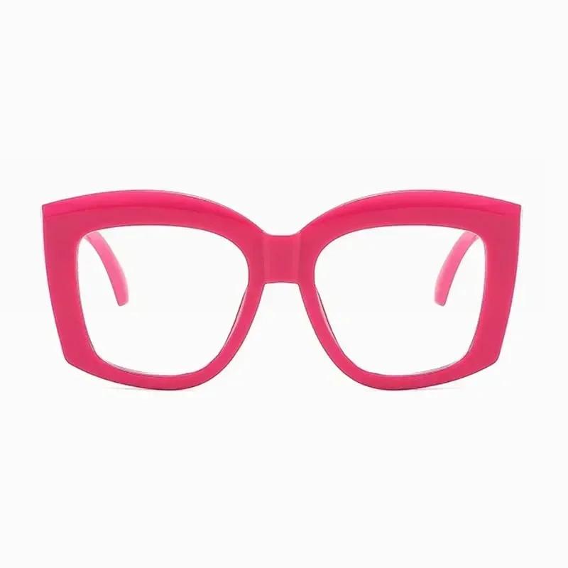 Square Anti Blue Light Glasses Fashion Retro Classic Women Men Computer Gaming Eye Protection Plain Spectacles