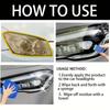 Car Headlight Repair Fluid, Anti-Oxidation/Polishing Agent, Removes Scratches, Brightens Headlights, and Nourishes the Headlights