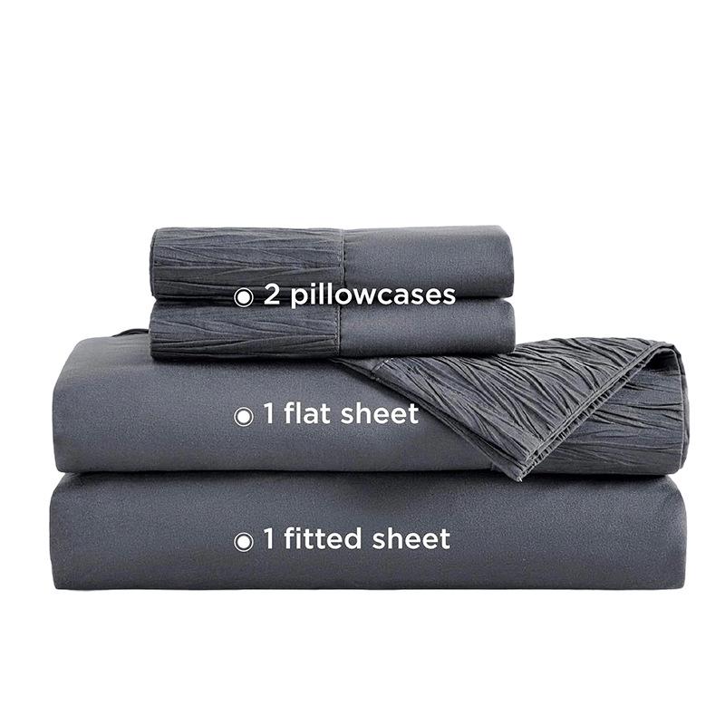 Luxusní čtyřdílná sada prostěradel s gumou na léto - Špičkové ložní prádlo