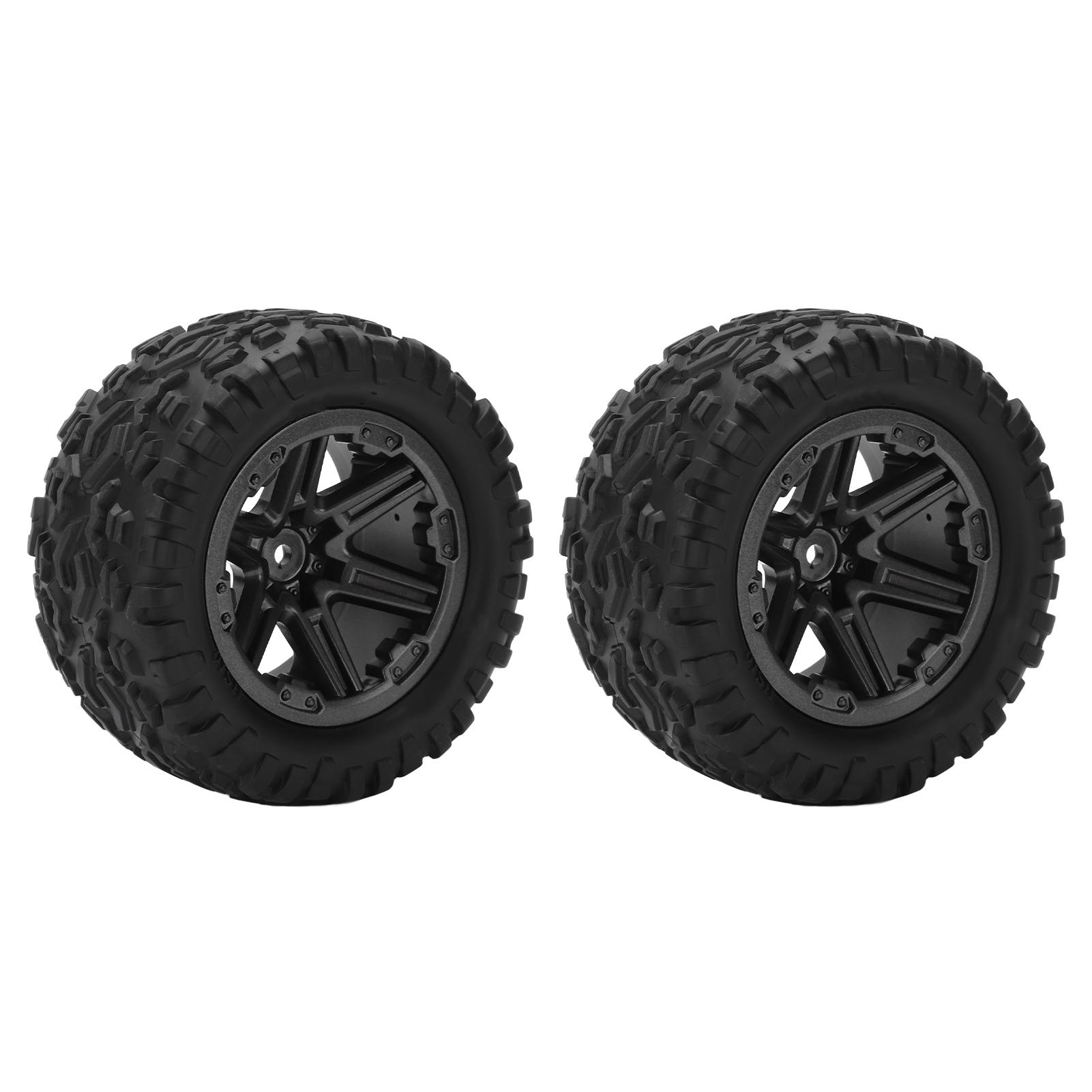 

2pcs Remote Control Car Rubber Tyres with Hex Adapter for 1 8 1 10 High Speed Off Road Car Series