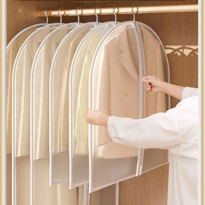 Saco de Pendurar Espessado com 10 Peças para Armazenamento de Roupas Saco de Armazenamento Doméstico à Prova de Poeira Saco de Armazenamento Protetor contra Poeira para Terno Masculino