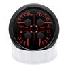 85mm 4 in 1 Gauge Oil Press Gauge Water Temp Meter Fuel level Gauge Voltmeter With Alarm For Marine Boat Car Waterproof 12V 24V