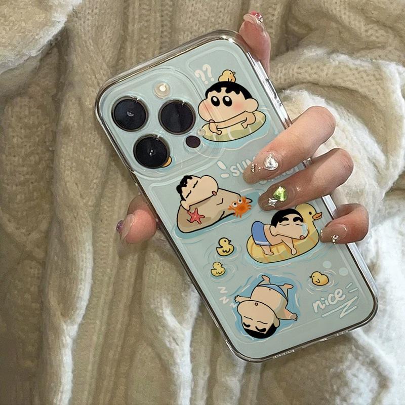 Applicable to iPhone13 Pro mobile phone case Apple 15/14promax/16/16PROMAX cute Xia Yong Xiaoxin