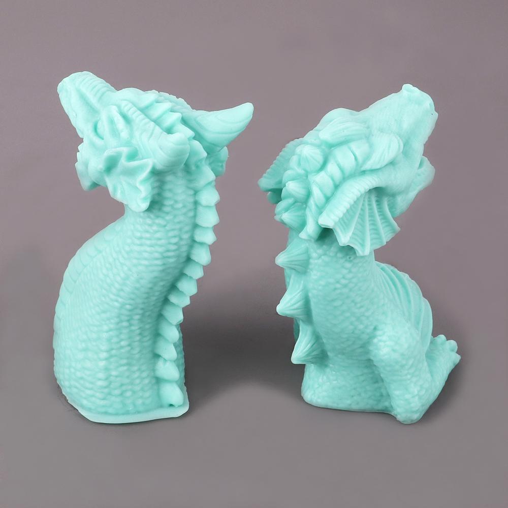 3D Wicked Dragon Candle Silicone Mold DIY Party Cake Decorating Tools Dragon Fondant Chocolate Moulds Desktop Craft Home Decor