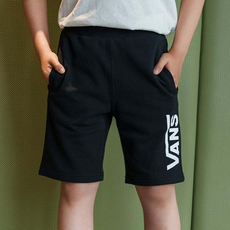 Vans Classic Logo Knit Sports Shorts Kids Shorts Black VN000GZTBLK