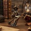 Halloween Wizard Figurine Vintage Desk Ornaments Retro Magician Statue  Gift