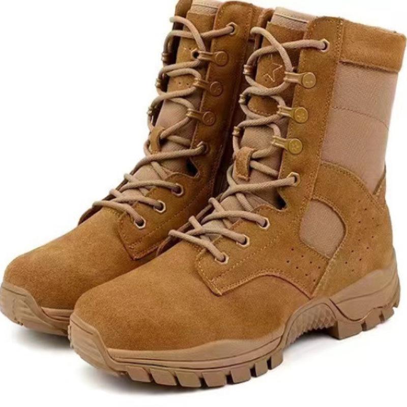 

Коричневые сверхлегкие высокие скальные ботинки для активного отдыха — нескользящие, дышащие, устойчивые к проколам, водонепроницаемые, износостойкие кожаные ботинки. 38