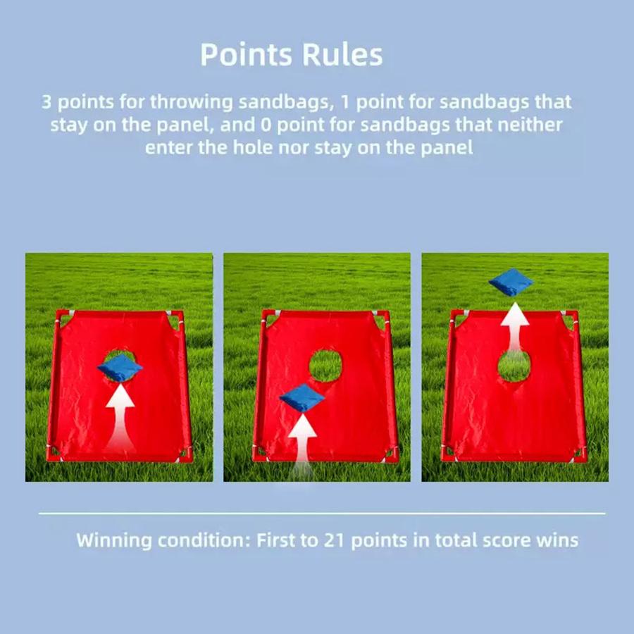 Haut Standard 1 Ensemble Qualité Supérieure Enfant Haut de Gamme Portable Qualité Premium Cornhole Collection Kit Qualité Supérieure Avec Première Classe 1 Haut Standard