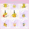 Pikachu Anime Keychain Laser Printed High-definition Acrylic For Decoration Gifts