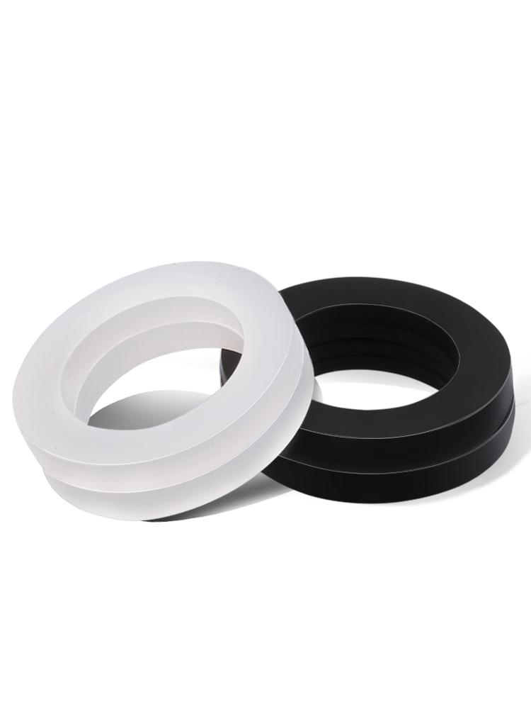 Black Rubber Silicone Waterproof Gasket Seal Washer for Water Heater & Shower - Nitrile Thickened, 4-6 Minutes