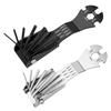 Multifunctional Hand Tool Kit Including Crossing Screwdriver Open Wrench and Foldable Hexagonal Key for Various Repair Tasks Portable Design
