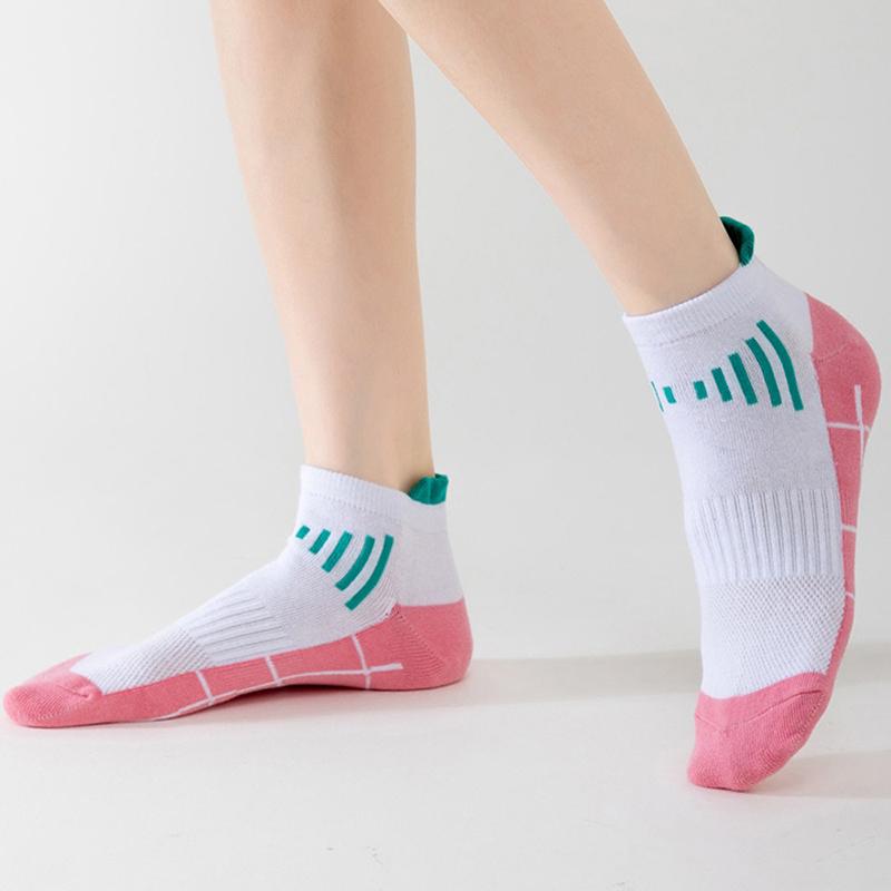 5 Pack Womens Ankle Socks Athletic Cushioned Breathable Performance Sport Tab Cotton Quarter Women's Running Socks