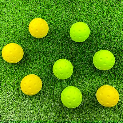 1/3 Peças 74mm Raquete de Treino Bola Raquete Durável Indoor Bolas de Pickleball Espuma PU Pickleball Macio Silencioso Para Competição E Prática