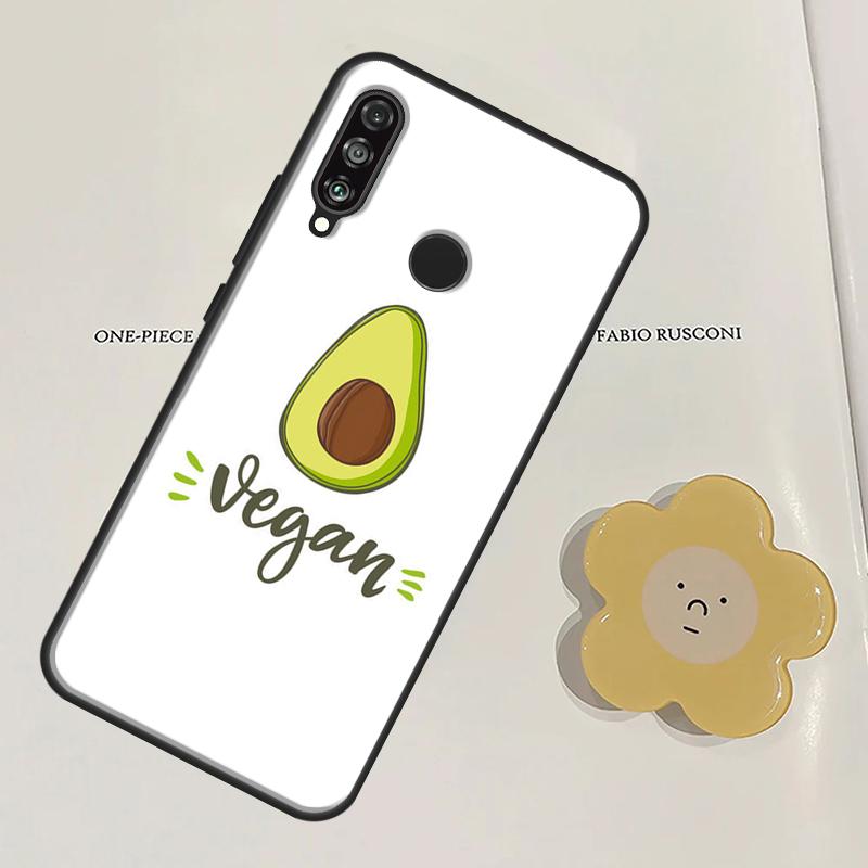 FUNNY AVOCADO Smile JOKE For Huawei Nova Y60 Y70 Y90 Y61 Y91 3i 7i 8i 11i Nova 9 10 SE 11 Pro P20 P40 P30 Lite Case