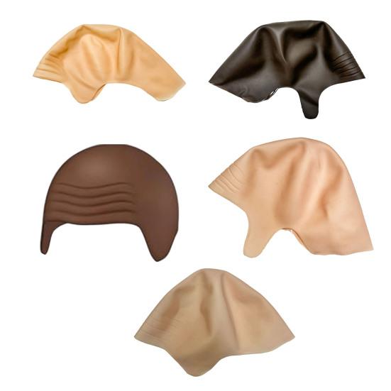 Halloween Cosplay Bald Cap Reusable Costume Party Adults Men Women Makeup Bald Head Cover Hat Party Supplies