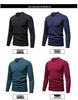 Autumn/Winter 2025 Men's High-Quality Wool V-Neck Sweater - Casual, Solid Color, Comfortable Base Layer Top.