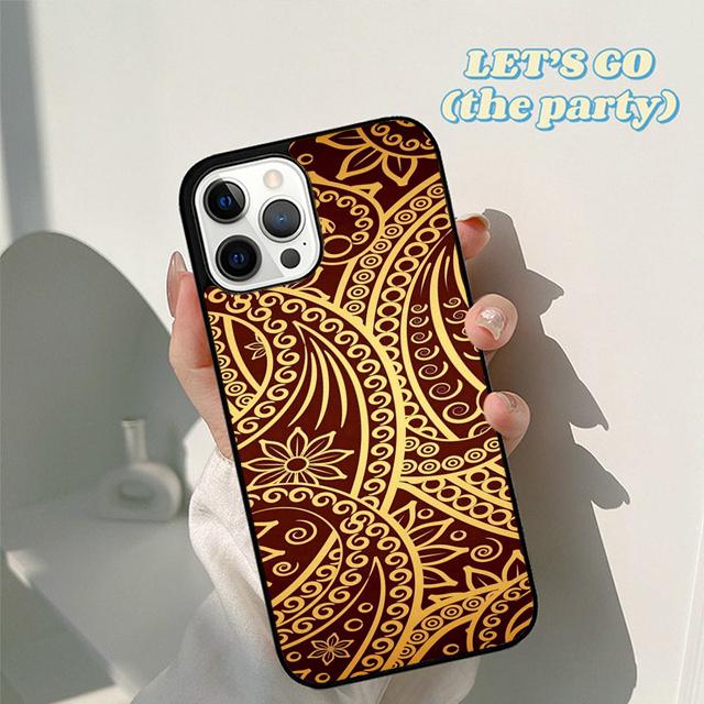 Autumu Maori Tribal Samoan Polynesian Phone Case Cover for iPhone 17 Air 16 16e 15 12 11 13 14 Pro Max Plus Coque