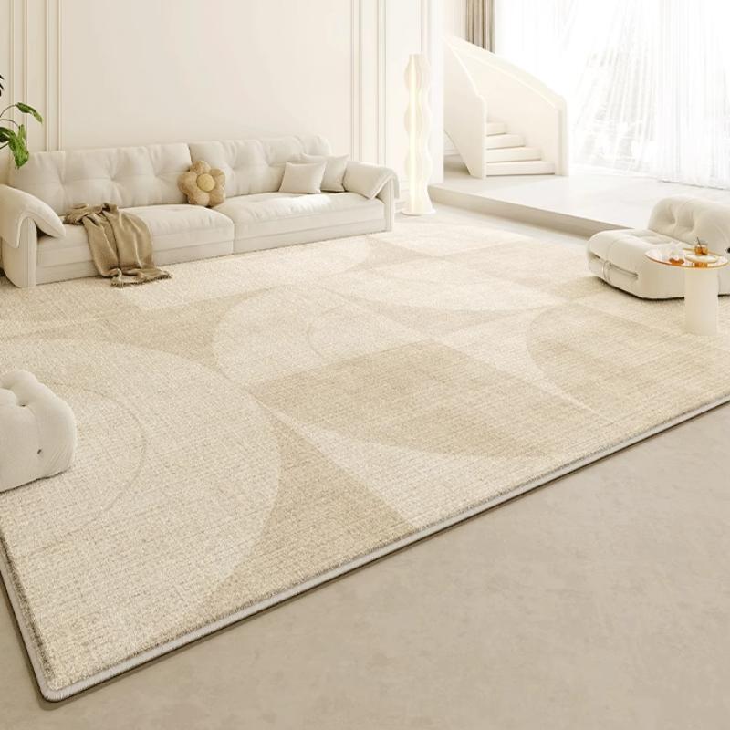 Large Area Rugs for Bedroom Cream Style Living Room Decoration Plush Carpet Home Fluffy Soft Rug Thick Anti-slip Study Floor Mat