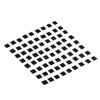 Wall Sticker Mirror Stickers 1.2mm 100PCS 10x10mm DIY Glass