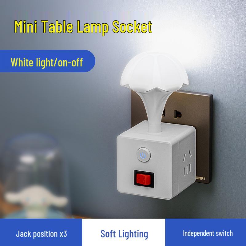 

Multifunctional Cube Power Strip with USB and Night Light