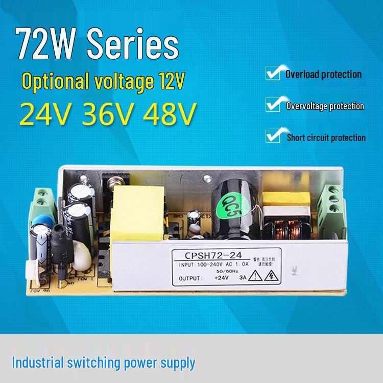 24V 3A High Isolation 72W Switching Power Supply Board Module - Constant Voltage for Industrial Equipment