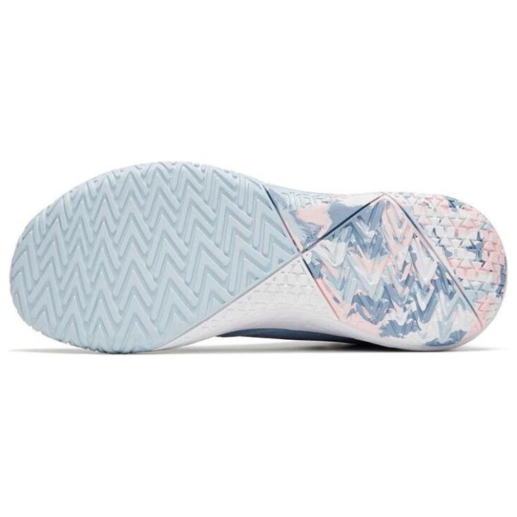 New Anta Speedy Cushioning Abrasion Resistant Support Low Top Basketball Shoes Men's Blue 112241619S-1