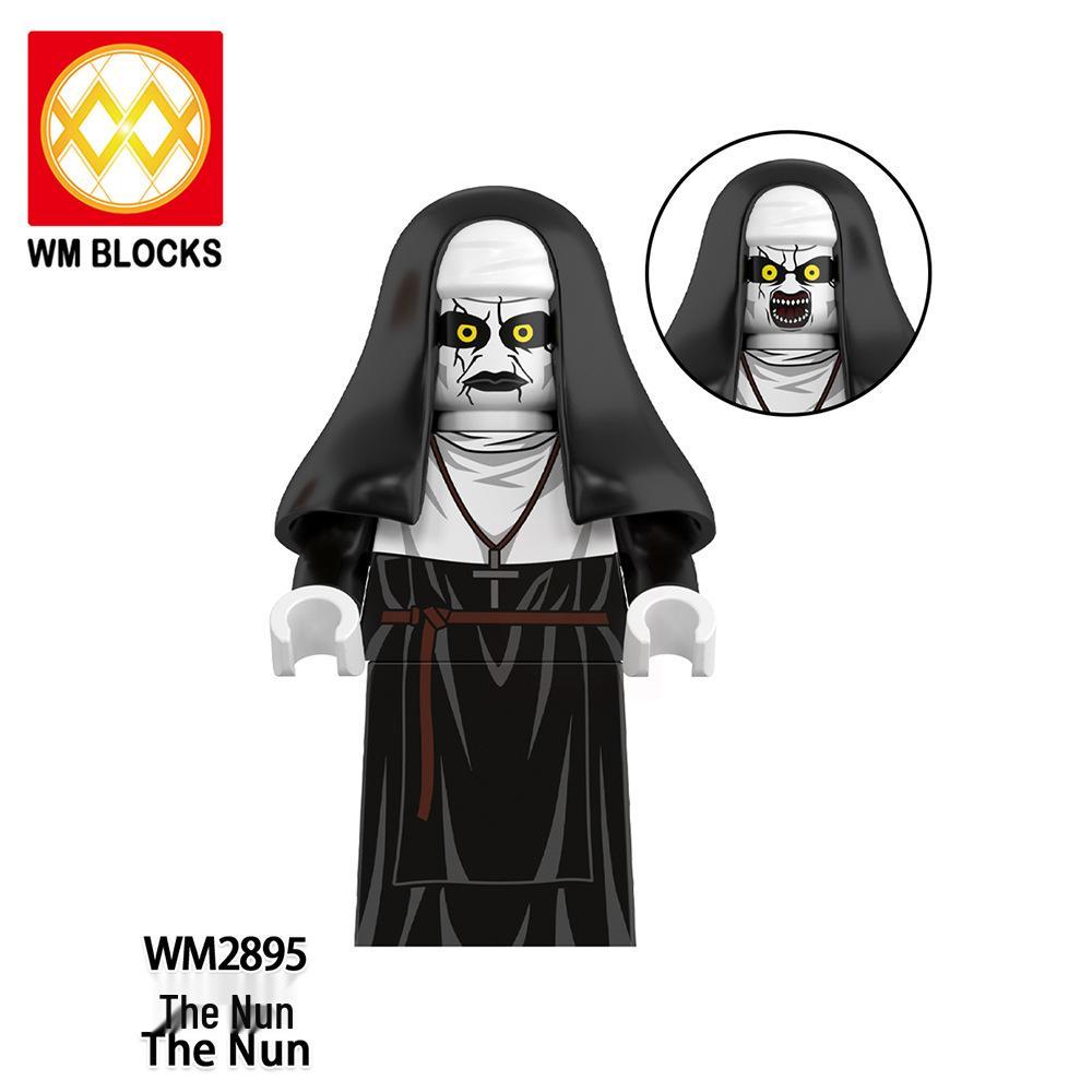 WM6205 Ghost Nun Horror Series Minifigure Building Block Toy