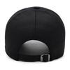 Men's Solid Color Long Brim Baseball Cap Outdoor Sports Sunscreen R Metal Hat Fishing Leisure Cap
