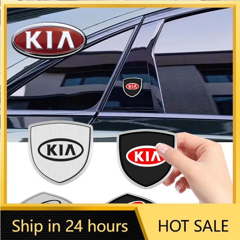 2026 Hot Car Sticker 3D Aluminum Emblem Car Decoration Body Stickers Decals Accessory For Kia Rio Ceed Sportage Sorento K2 K3 K4