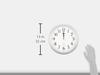 Casio Wall Clock, Radio-Controlled Clock, Function, Step Second Hand, Silver, Gray, Analog, IQ-1005J-8JF