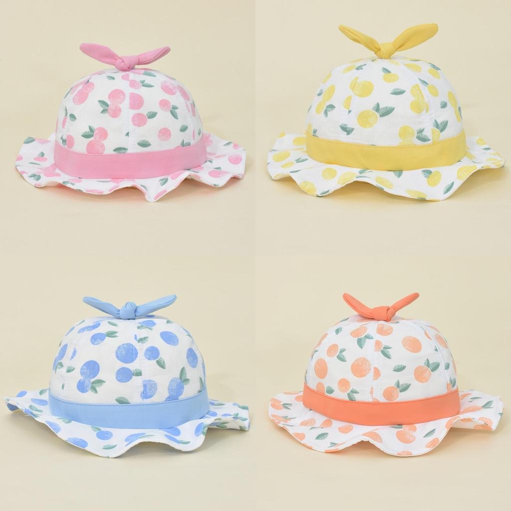 Baby Girl Sun Hat With Wide Brim For Sunscreen Breathability And Casual Outdoor Play