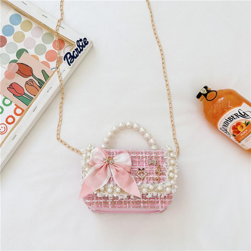 Stylish Girls Bowknot Handbag Charming Korean Inspired Princess Crossbody Bag